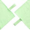 vidaXL Set de serviettes de sport 2 pcs Vert tissu