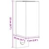 vidaXL Appliques murales d'ext&eacute;rieur avec capteurs 2 pcs noir