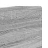 vidaXL T&ecirc;te de lit Gris Sonoma 140 cm Bois d'ing&eacute;nierie