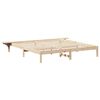 vidaXL Cadre de lit Naturel 200 x 200 cm Pin massif