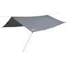 vidaXL B&acirc;che de camping gris et orange 360x294 cm imperm&eacute;able