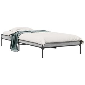 vidaXL Cadre de lit Sonoma gris 80 x 200 cm Bois d'ing&eacute;nierie