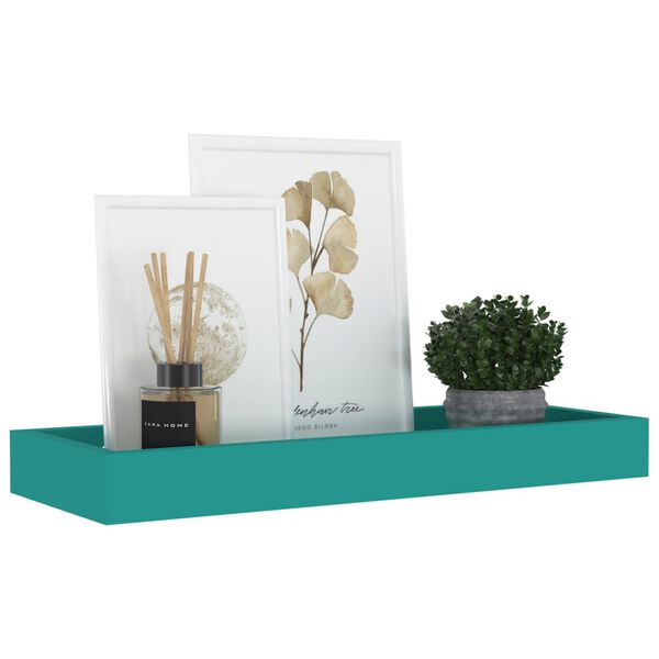 vidaXL &Eacute;tag&egrave;res murales Loggia 4 pcs Bleu 40x15x4 cm MDF