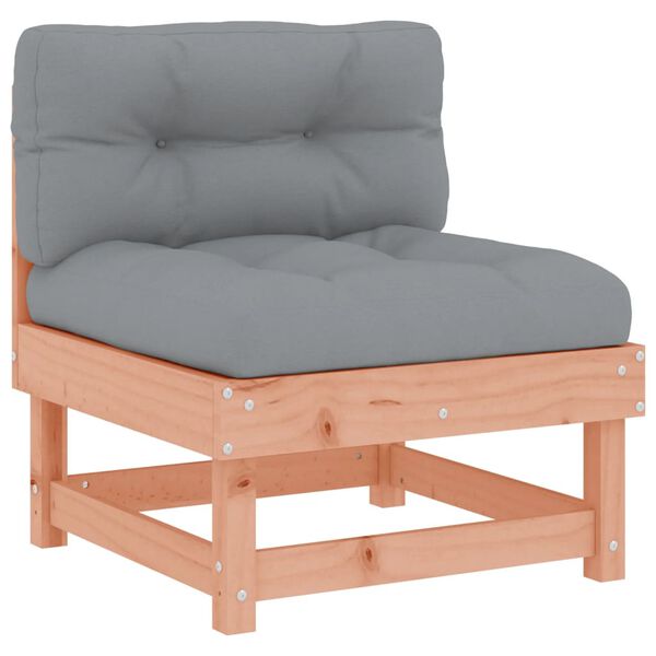 vidaXL Salon de jardin 7 pcs avec coussins bois massif douglas