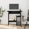 vidaXL Bureau ch&ecirc;ne noir 80x45x74 cm bois d'ing&eacute;nierie