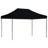 vidaXL Tente de r&eacute;ception pliable escamotable noir 410x279x315 cm