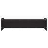 vidaXL Trough d'alimentation pour le b&eacute;tail Noir 108 x 50 x 28 cm