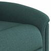 vidaXL Fauteuil inclinable &eacute;lectrique vert fonc&eacute; tissu
