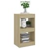 vidaXL Biblioth&egrave;que/S&eacute;parateur de pi&egrave;ce Ch&ecirc;ne Sonoma 40x30x72 cm