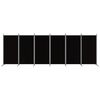 vidaXL Cloison de s&eacute;paration 6 panneaux Noir 520x180 cm Tissu