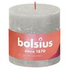 Bolsius Bougies pilier rustiques Shine 3 pcs 100x100 mm Gris sableux