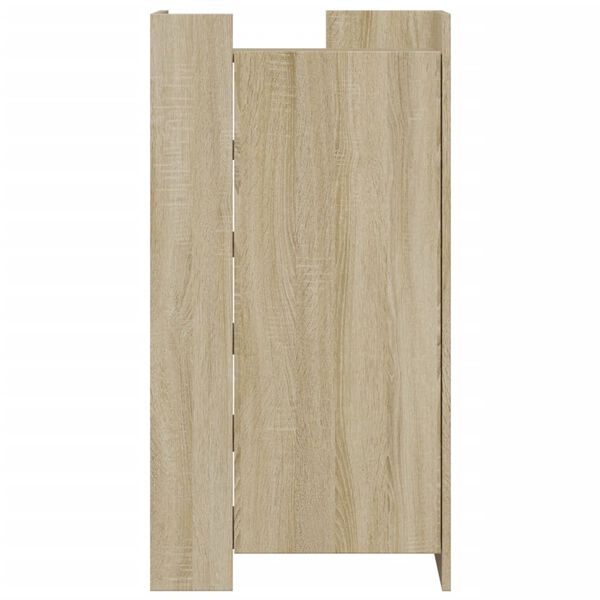 vidaXL Armoire &agrave; chaussures ch&ecirc;ne sonoma 52x37,5x100 cm