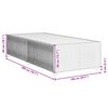 vidaXL Cadre de lit sans matelas gris clair 100x200 cm tissu