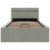 vidaXL Cadre de lit &agrave; rangement hydraulique sans matelas 100x200 cm