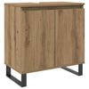 vidaXL Armoire de salle de bain ch&ecirc;ne artisanal 58x33x60 cm