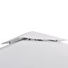 vidaXL Tonnelle de jardin 3 x 3 m Blanc