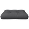 vidaXL Coussin de palette anthracite 60x61,5x10 cm tissu