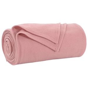 vidaXL plaid Rose 170 x 130 cm 0.31 kg Polaire