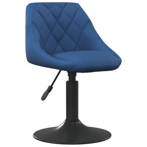 vidaXL Tabouret de bar Bleu Velours