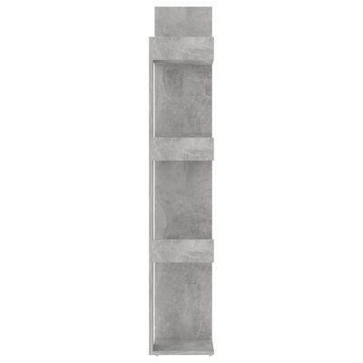 vidaXL Bibliothèque Gris béton 86x25,5x140 cm Bois d’ingénierie