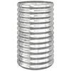 vidaXL Jardini&egrave;re de jardin Acier galvanis&eacute; 40x40x68 cm Argent&eacute;
