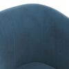 vidaXL Chaise cabriolet avec repose-pied bleu fonc&eacute; velours