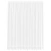 vidaXL Rideau en Dentelle Floral Blanc 220 x 300 cm Polyester