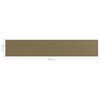 vidaXL &Eacute;cran de balcon Taupe 90x500 cm PEHD