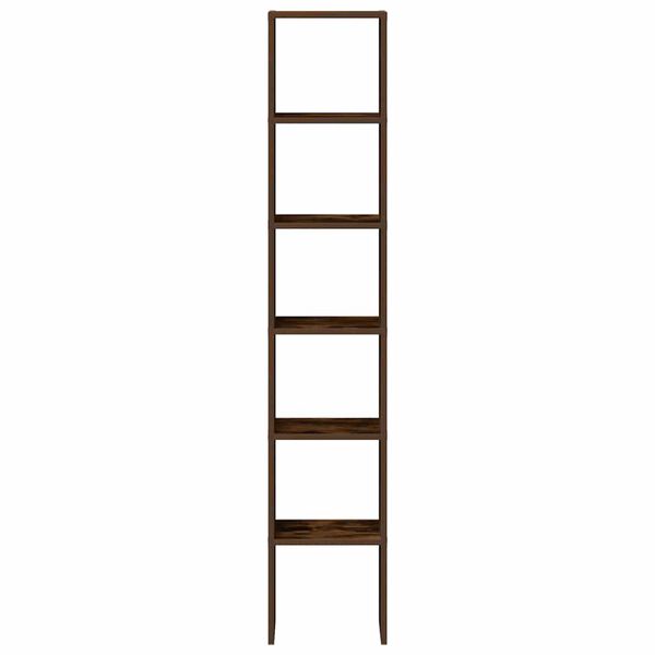 vidaXL Biblioth&egrave;ques 2 pcs empilable ch&ecirc;ne fum&eacute; bois d'ing&eacute;nierie