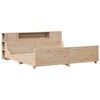 vidaXL Cadre de lit sans matelas 200x200 cm bois massif de pin