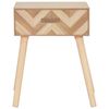 vidaXL Meuble de chevet avec tiroir 44 x 30 x 58 cm Bois massif