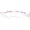vidaXL Prot&egrave;ge-matelas blanc 200x200 cm imperm&eacute;able
