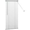 vidaXL Store de Fen&ecirc;tre avec des rideaux Gris fonc&eacute; Aluminium