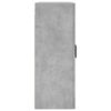 vidaXL Armoires murales 2 pcs gris b&eacute;ton bois d'ing&eacute;nierie