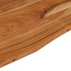 vidaXL Dessus de bureau 110x80x2,5 cm rectangulaire bois massif acacia