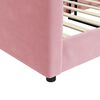 vidaXL Lit de repos sans matelas rose 80x200 cm velours
