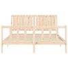 vidaXL Cadre de lit sans matelas 160x200 cm bois massif de pin