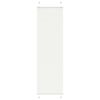 vidaXL Store plissé blanc 65x200 cm largeur du tissu 64,4 cm polyester