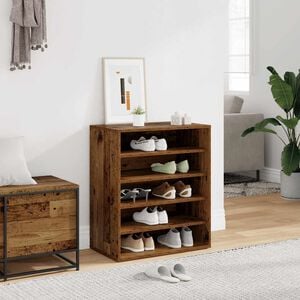 vidaXL Armoire &agrave; chaussures vieux bois 60x35x70 cm bois d'ing&eacute;nierie