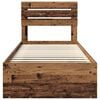 vidaXL Cadre de lit Bois ancien 90 x 200 cm Pin massif