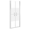 vidaXL Porte de douche ESG demi-d&eacute;poli 76x190 cm