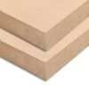 vidaXL Plaques de MDF 2 pcs Rectangulaire 120x60 cm 25 mm