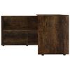 vidaXL Bureau d'angle Ch&ecirc;ne fum&eacute; Bois d'ing&eacute;nierie
