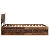 vidaXL Cadre de lit Bois ancien 140 x 200 cm Pin massif