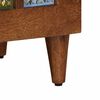 vidaXL Meuble TV Noyer 100 x 33 x 46 cm Bois de mangue massif