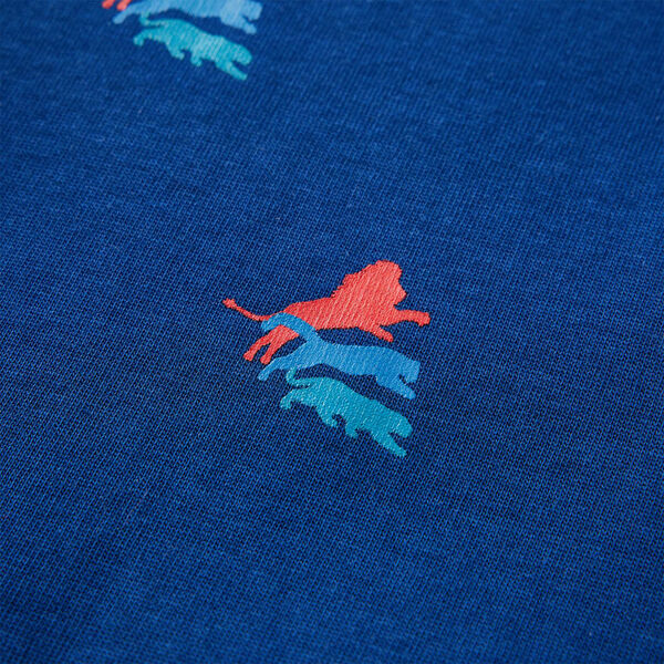 Sweatshirt pour enfants bleu fonc&eacute; 116