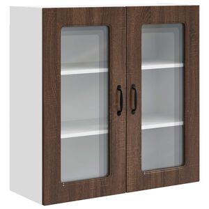 vidaXL Panneau de lave-vaisselle Kalmar Ch&ecirc;ne brun 80 x 31 x 80 cm