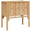 vidaXL Lit sur&eacute;lev&eacute; Marron 70 x 35 x 70 cm Bambou