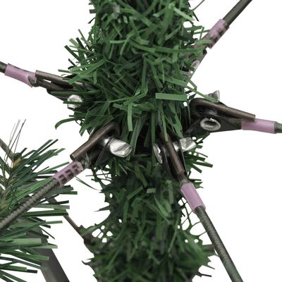 vidaXL Sapin de Noël artificiel articulé avec pommes de pin 180 cm