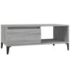 vidaXL Table basse Sonoma gris 90x50x36,5 cm Bois d'ing&eacute;nierie